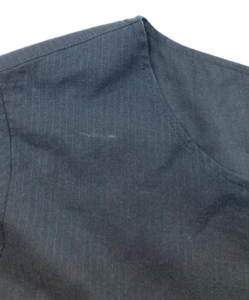 BEARDSLEY（ビアズリー）BEARDSLEY (ビアズリー) シャドーストライプティアードワンピース ブラック サイズ:FREEの古着・服飾アイテム