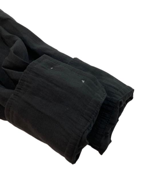 BEARDSLEY（ビアズリー）BEARDSLEY (ビアズリー) カラーレスシャツワンピース ブラック サイズ:FREEの古着・服飾アイテム