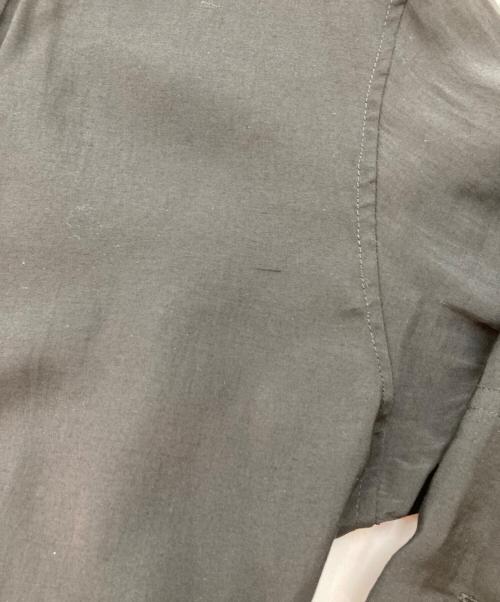 BEARDSLEY（ビアズリー）BEARDSLEY (ビアズリー) カラーレスシャツワンピース ブラック サイズ:FREEの古着・服飾アイテム