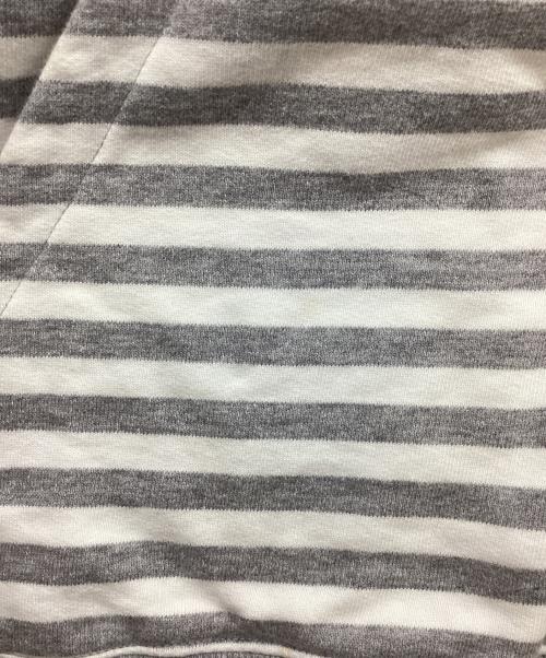 THOM BROWNE. NEW YORK（トムブラウン ニューヨーク）THOM BROWNE. NEW YORK (トムブラウンニューヨーク) ボーダーパーカー グレー サイズ:1の古着・服飾アイテム