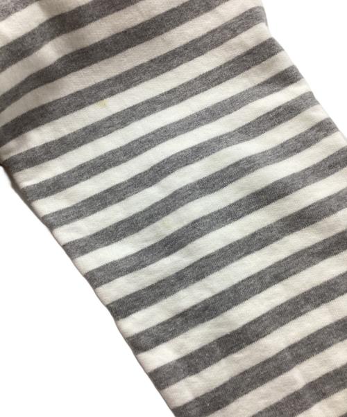 THOM BROWNE. NEW YORK（トムブラウン ニューヨーク）THOM BROWNE. NEW YORK (トムブラウンニューヨーク) ボーダーパーカー グレー サイズ:1の古着・服飾アイテム