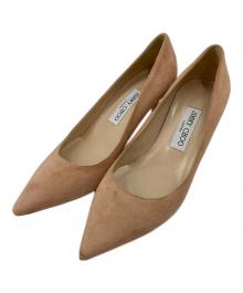 JIMMY CHOO（ジミーチュウ）の古着「ポインテッドトゥパンプス」｜ベージュ