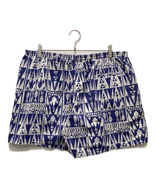 Patagonia（パタゴニア）Patagonia (パタゴニア) トライバル バギーズショーツ 5インチ ブルー×ホワイト サイズ:XXLの古着・服飾アイテム