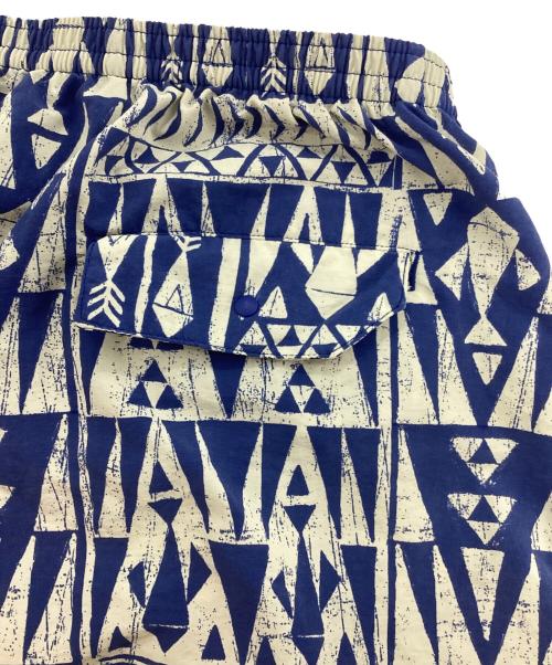 Patagonia（パタゴニア）Patagonia (パタゴニア) トライバル バギーズショーツ 5インチ ブルー×ホワイト サイズ:XXLの古着・服飾アイテム