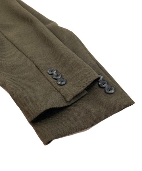 417 by EDIFICE（417 バイ エディフィス）417 by EDIFICE (417 バイ エディフィス) EVALET 2Bメッシュテーラードジャケット ブラウン サイズ:XXLの古着・服飾アイテム