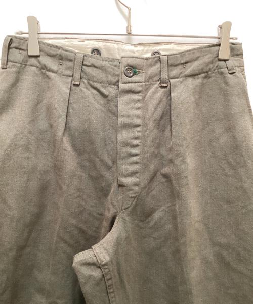 Swedish Military（スウェーデン ミリタリー）Swedish Military (スウェーデン ミリタリー) プリズナーパンツ グリーン サイズ:48の古着・服飾アイテム