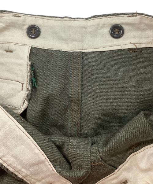 Swedish Military（スウェーデン ミリタリー）Swedish Military (スウェーデン ミリタリー) プリズナーパンツ グリーン サイズ:48の古着・服飾アイテム