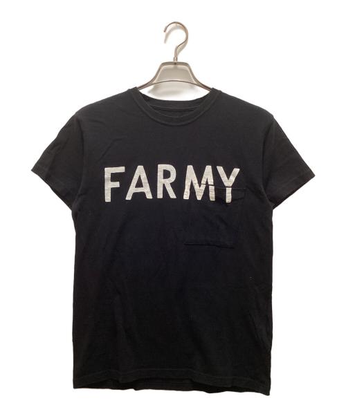 KAPITAL（キャピタル）KAPITAL (キャピタル) FARMY ポケットTシャツ ブラック サイズ:２の古着・服飾アイテム