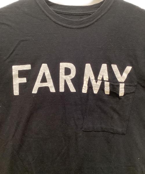 KAPITAL（キャピタル）KAPITAL (キャピタル) FARMY ポケットTシャツ ブラック サイズ:２の古着・服飾アイテム