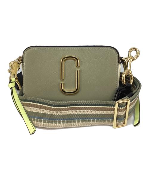 MARC JACOBS（マークジェイコブス）MARC JACOBS (マークジェイコブス) スナップショットショルダーバッグ グレー×イエローの古着・服飾アイテム