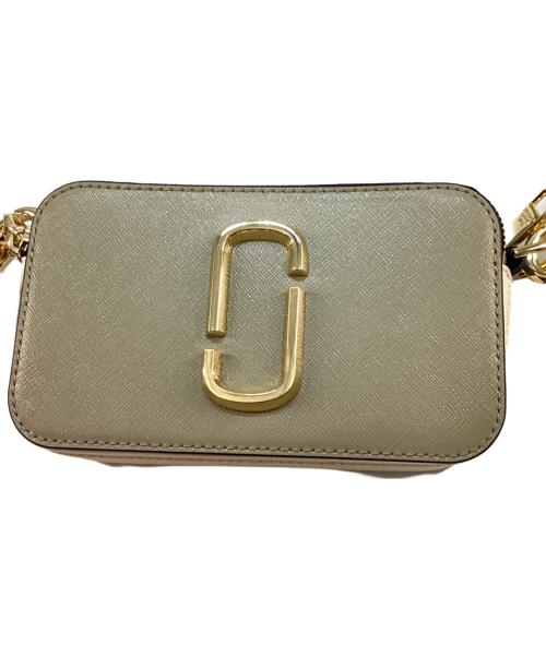 MARC JACOBS（マークジェイコブス）MARC JACOBS (マークジェイコブス) スナップショットショルダーバッグ グレー×イエローの古着・服飾アイテム