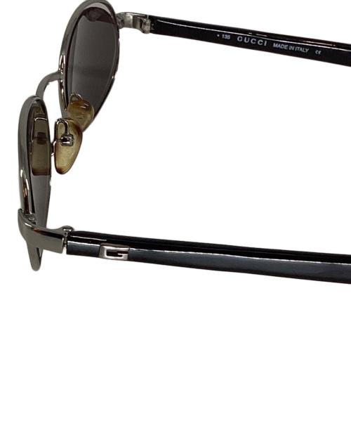 GUCCI（グッチ）GUCCI (グッチ) テンプルGロゴサングラス ブラック サイズ:SIZE 48□23の古着・服飾アイテム