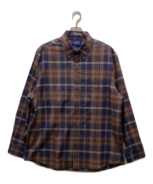 PENDLETON（ペンドルトン）PENDLETON (ペンドルトン) チェックシャツ ブラウン サイズ:XLの古着・服飾アイテム