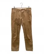 POLO RALPH LAURENポロ・ラルフローレン）の古着「Built well CHINO ダメージ加工  メモリアルパンツ」｜ベージュ