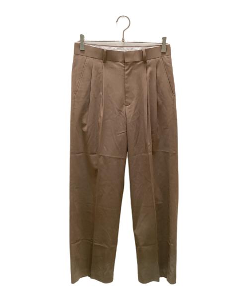 forme（フォルメ）forme (フォルメ) Tuck lowwaist pants ベージュ サイズ:1の古着・服飾アイテム