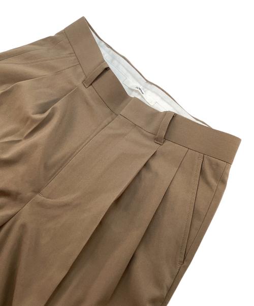 forme（フォルメ）forme (フォルメ) Tuck lowwaist pants ベージュ サイズ:1の古着・服飾アイテム