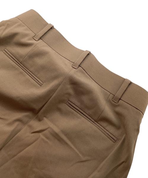forme（フォルメ）forme (フォルメ) Tuck lowwaist pants ベージュ サイズ:1の古着・服飾アイテム