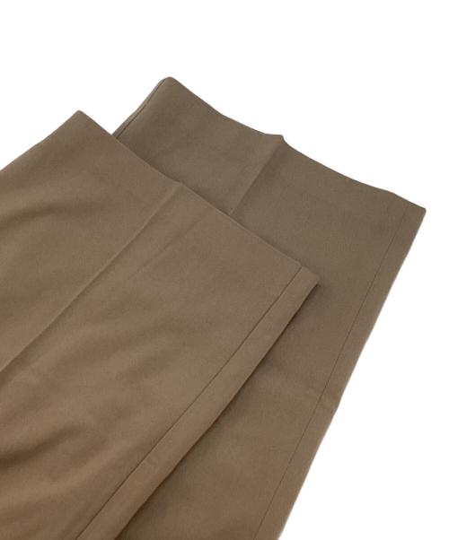 forme（フォルメ）forme (フォルメ) Tuck lowwaist pants ベージュ サイズ:1の古着・服飾アイテム
