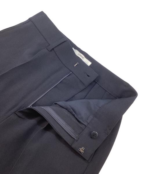 forme（フォルメ）forme (フォルメ) Center Pintuck Pants ネイビー サイズ:1の古着・服飾アイテム