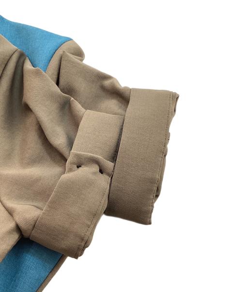 UNITED TOKYO（ユナイテッドトーキョー）UNITED TOKYO (ユナイテッドトーキョー) ダブルボタンシャツワンピース ブルー×グレー サイズ:1 未使用品の古着・服飾アイテム