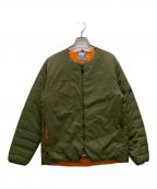 MAMMUTマムート）の古着「セオン インサレーション カーディガン アジアンフィット」｜カーキ