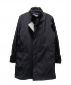 SANYOサンヨー）の古着「ダウンライナースタンドカラーコート」｜ネイビー