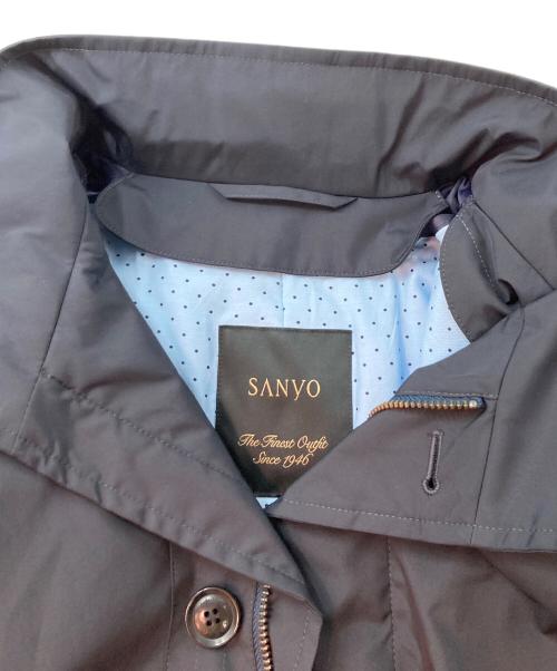 SANYO（サンヨー）SANYO (サンヨー) ダウンライナースタンドカラーコート ネイビー サイズ:L L 未使用品の古着・服飾アイテム