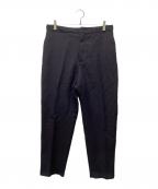 JIL SANDERジルサンダー）の古着「ウエストサイドボタンスラックス」｜ネイビー