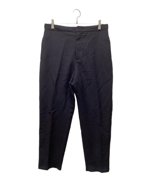 JIL SANDER（ジルサンダー）JIL SANDER (ジルサンダー) ウエストサイドボタンスラックス ネイビー サイズ:48の古着・服飾アイテム