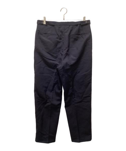 JIL SANDER（ジルサンダー）JIL SANDER (ジルサンダー) ウエストサイドボタンスラックス ネイビー サイズ:48の古着・服飾アイテム