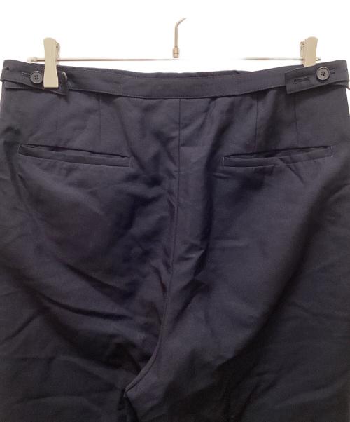 JIL SANDER（ジルサンダー）JIL SANDER (ジルサンダー) ウエストサイドボタンスラックス ネイビー サイズ:48の古着・服飾アイテム