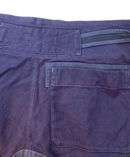 nicholas daley（ニコラス デイリー）nicholas daley (ニコラス デイリー) 刺し子パッチワークワイドパンツ ネイビー サイズ:30の古着・服飾アイテム