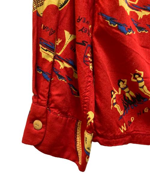 The Radiall（ザ・ラディアル）the radiall (ザ・ラディアル) レーヨンシャツ レッド サイズ:Mの古着・服飾アイテム