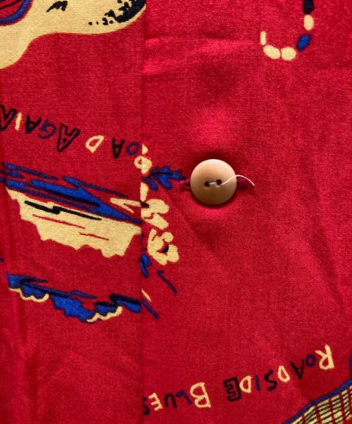 The Radiall（ザ・ラディアル）the radiall (ザ・ラディアル) レーヨンシャツ レッド サイズ:Mの古着・服飾アイテム