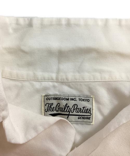 WACKO MARIA（ワコマリア）WACKO MARIA (ワコマリア) 刺繍デザインオープンカラーシャツ ホワイト サイズ:Mの古着・服飾アイテム