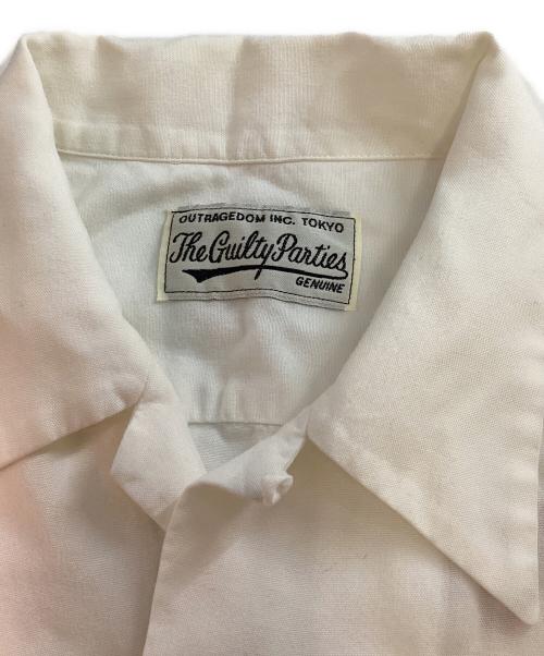 WACKO MARIA（ワコマリア）WACKO MARIA (ワコマリア) 刺繍デザインオープンカラーシャツ ホワイト サイズ:Mの古着・服飾アイテム