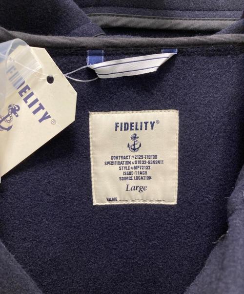 FIDELITY（フィデリティー）FIDELITY (フィデリティー) MELTON LOOSE DUFFLE COAT ネイビー サイズ:L 未使用品の古着・服飾アイテム