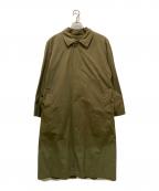 Burberry'sバーバリーズ）の古着「ライナー付き裏ノバチェックステンカラーコート」｜グリーン