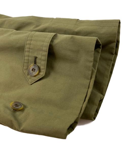 Burberry's（バーバリー）Burberry's (バーバリーズ) ライナー付き裏ノバチェックステンカラーコート グリーン サイズ:38の古着・服飾アイテム