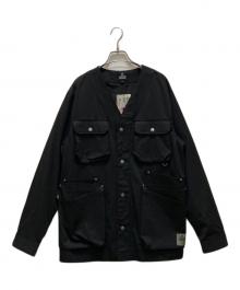 taras boulba（タラスブルバ）の古着「ファイアシールド ノーカラージャケット」｜ブラック