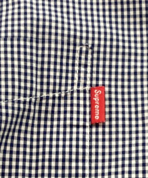 SUPREME（シュプリーム）SUPREME (シュプリーム) supreme ギンガム チェック  BDシャツ ホワイトネイビー サイズ:Mの古着・服飾アイテム