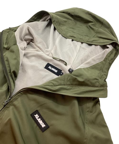 X-LARGE（エクストララージ）X-LARGE (エクストララージ) HOODED MOUNTAIN JACKET グリーン サイズ:Sの古着・服飾アイテム