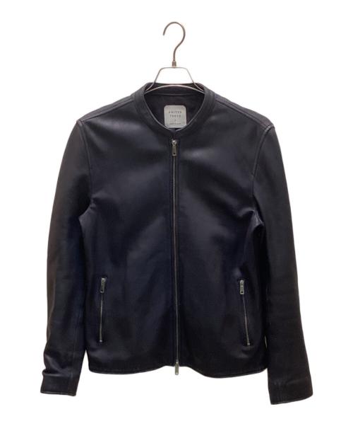 UNITED TOKYO（ユナイテッドトーキョー）UNITED TOKYO (ユナイテッドトーキョー) ラムレザーシングルレザージャケット ブラック サイズ:3の古着・服飾アイテム
