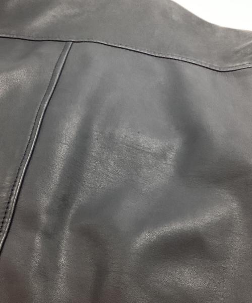 UNITED TOKYO（ユナイテッドトーキョー）UNITED TOKYO (ユナイテッドトーキョー) ラムレザーシングルレザージャケット ブラック サイズ:3の古着・服飾アイテム