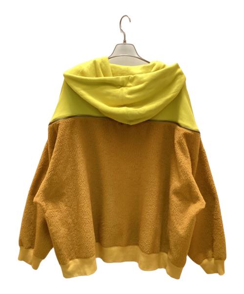 FACETASM（ファセッタズム）FACETASM (ファセッタズム) フリースジッパーフーディー イエロー サイズ:5の古着・服飾アイテム
