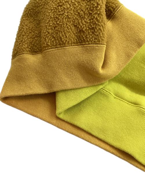 FACETASM（ファセッタズム）FACETASM (ファセッタズム) フリースジッパーフーディー イエロー サイズ:5の古着・服飾アイテム