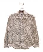 Paul Smith Londonポールスミスロンドン）の古着「フラワーデザインレギュラーカラーシャツ」｜ホワイト