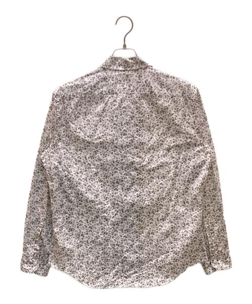 Paul Smith London（ポールスミスロンドン）Paul Smith London (ポールスミスロンドン) フラワーデザインレギュラーカラーシャツ ホワイト サイズ:ＸＬの古着・服飾アイテム