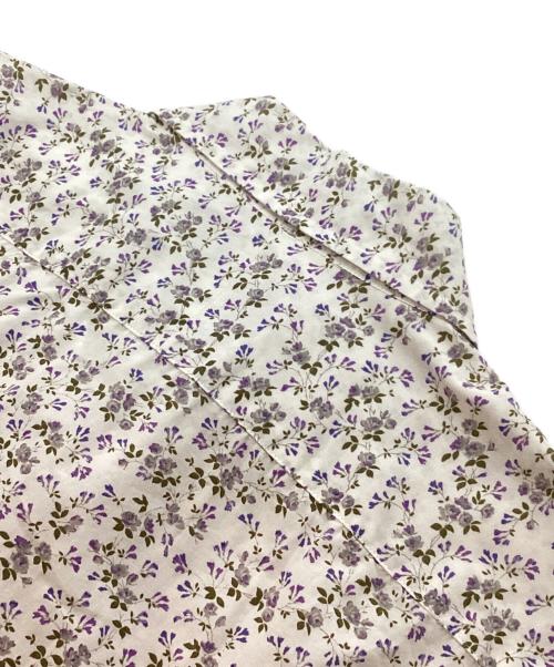 Paul Smith London（ポールスミスロンドン）Paul Smith London (ポールスミスロンドン) フラワーデザインレギュラーカラーシャツ ホワイト サイズ:ＸＬの古着・服飾アイテム