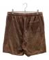 SUPREME (シュプリーム) コーデュロイ エンジェルエンブロイダリー ショートパンツ ブラウン サイズ:XL：9000円